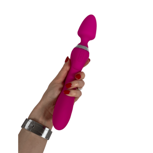 Vesta - Dual-Head Magic Wand Vibrator, Dildo